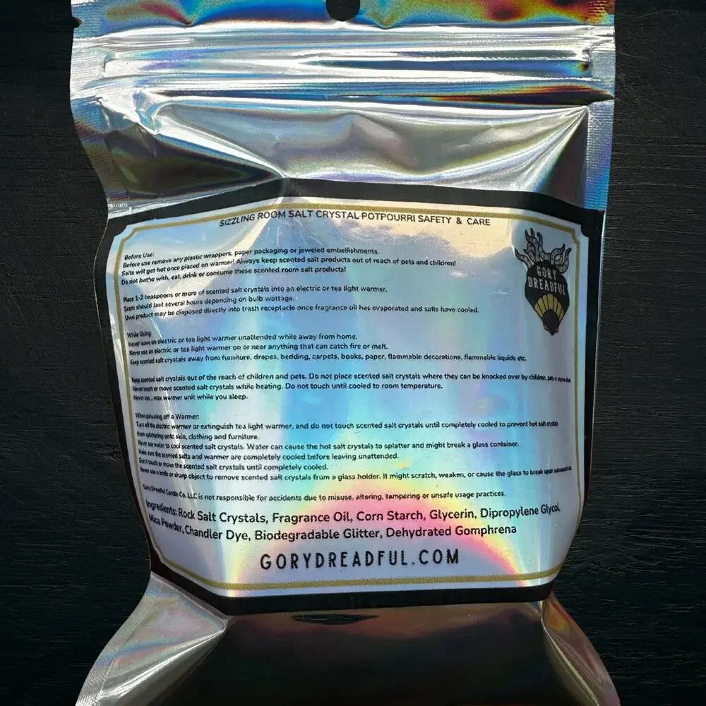 Creature Feature Sizzling Room Salt: Cedar Leather Sandal Floral Musk Scent